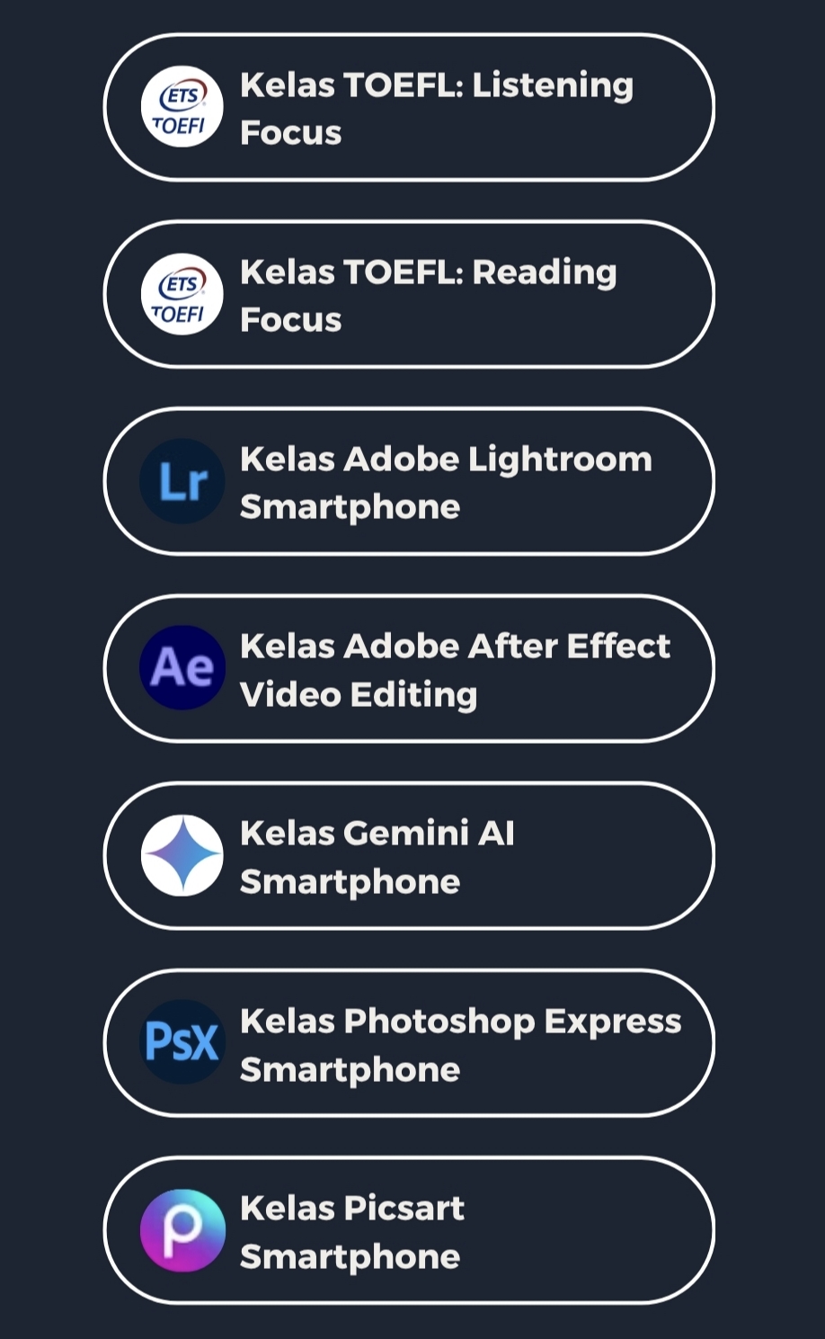 Kelas Microsoft Office